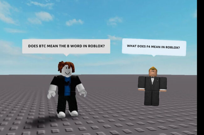 roblox meaning of words