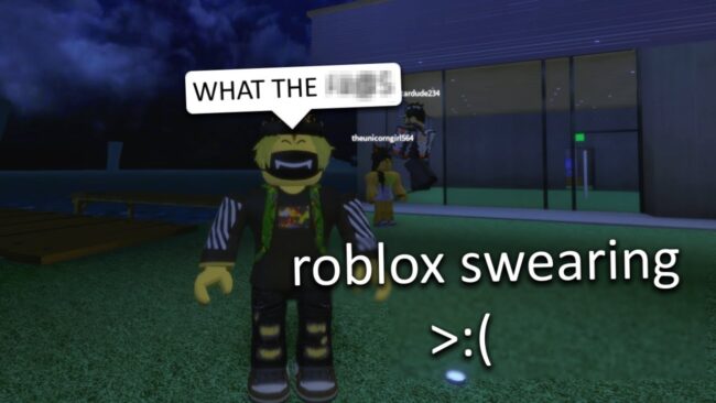 roblox how to swear